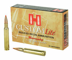 Hornady Custom Lite 30-06 125 Grain SST Low Recoil 20 Round Box 81066