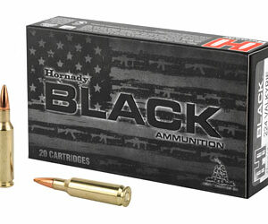 Hornady BLACK 224 Valkyrie 75 Grain Boat Tail Hollow Point 20 Round Box 81532
