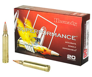 Hornady SuperFormance 300 WIN MAG 165 Grain GMX Lead Free 20 Round Box California Certified Nonlead Ammunition 82026