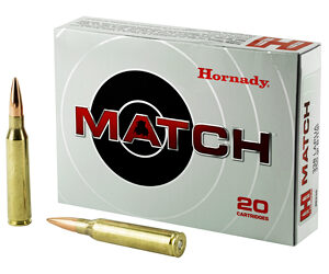 Hornady Match 338 Lapua 250 Grain Boat Tail Hollow Point 20 Round Box 8230