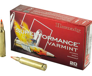 Hornady Superformance Varmint 204 Ruger 32 Grain V-Max 20 Round Box 83204
