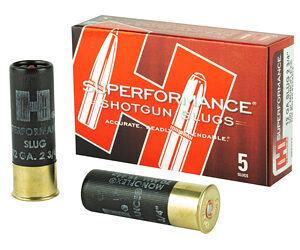Hornady Superformance 12 Gauge 2.75" 300 Grain MonoFlex Sabot Slug 5 Round Box California Certified Nonlead Ammunition 86236