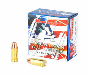 Hornady American Gunner 9MM 124 Grain XTP +P 25 Round Box 90224