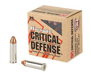 Hornady Critical Defense 38 Special 110 Grain Flex Tip 25 Round Box 90310