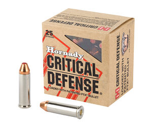 Hornady Critical Defense 38 Special +P 110 Grain Flex Tip 25 Round Box 90311