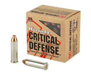 Hornady Critical Defense 357MAG 125 Grain Flex Tip 25 Round Box 90500