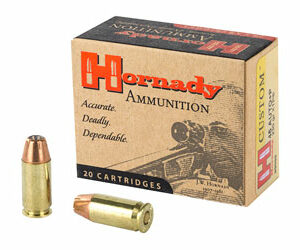 Hornady Custom Self Defense 45ACP 230 Grain XTP +P 20 Round Box 9096
