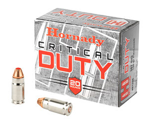 Hornady Critical Duty 357 Sig 135 Grain FlexLock Duty 20 Round Box 91296