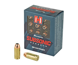 Hornady Subsonic 40 S&W 180 Grain XTP 20 Round Box 91369