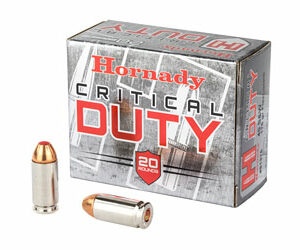 Hornady Critical Duty 40S&W 175 Grain FlexLock Duty 20 Round Box 91376