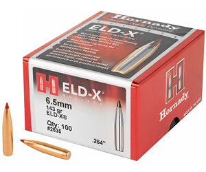 Hornady ELD-X 143 Grain – 6.5mm / .264 Caliber, .264 Diameter Bullets – Performance with Purpose