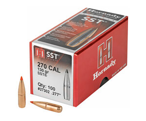 Hornady SST 130 Grain – 270 / .277 Caliber, .277 Diameter Bullets – Precision Starts Here
