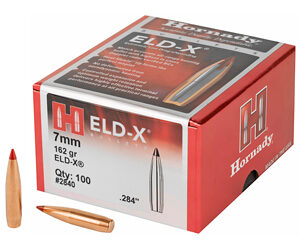 Hornady ELD-X 147 Grain – 6.5mm / .264 Caliber, .264 Diameter Bullets – Shooters Choose Gold Country