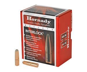 Hornady Interlock .308 Diameter 30 Caliber 220 Grain Round Nose 100 Count 3090