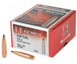 Hornady ELD-M 80 Grain – 6mm / .243 Caliber, .243 Diameter Bullets – Legendary Accuracy