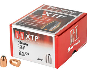 Hornady XTP .400 Diameter 10MM 180 Grain Hollow Point 100 Count 40040