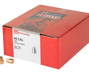 Hornady HAP .451 Diameter 45 Caliber 230 Grain Hollow Point 500 Count 451611