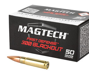 Magtech First Defense 300 Blackout 123 Grain Full Metal Jacket 50 Round Box 300BLKB