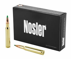 NOSLER Ballistic Tip Hunting 30-06 Springfield 165 Grain Rifle Ammunition 20 Round Box 40043