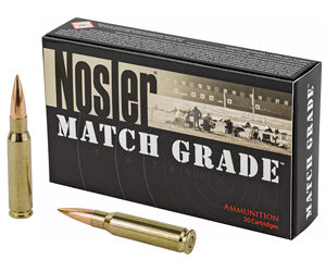 NOSLER RDF HPBT 308 Winchester 175 Grain Rifle Ammunition 20 Round Box 60132