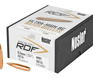 Nosler RDF 140 Grain – 6.5mm / .264 Caliber, .264 Diameter Bullets – Built to Matter