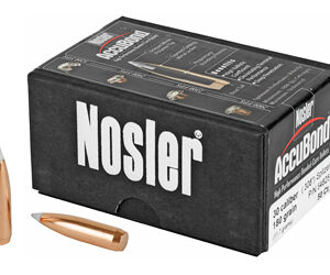 NOSLER AccuBond .308 Diameter 30 Caliber 180 Grain Spitzer Boat Tail 50 Count 54825