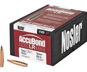 Nosler ACCUBOND 175 Grain – 7mm / .284 Caliber, .284 Diameter Bullets – Where Legacy Meets Accuracy