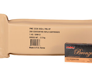 PMC Bronze 223 Remington 55 Grain Full Metal Jacket 200 Round Bulk Pack 223A-BP
