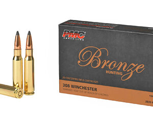 PMC Bronze 308 Winchester 150 Grain Soft Point 20 Round Box 308SP
