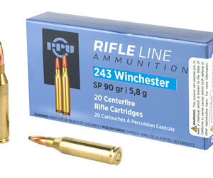 Prvi Partizan Rifle 243 Win 90 Grain Soft Point 20 Round Box PP2431