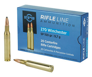 Prvi Partizan Rifle 270 Win 150 Grain Soft Point 20 Round Box PP2702
