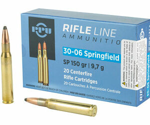 Prvi Partizan Rifle 30-06 150 Grain Soft Point 20 Round Box PP30061