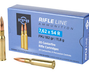 Prvi Partizan Rifle 7.62X54R 182 Grain Full Metal Jacket 20 Round Box PP76254F