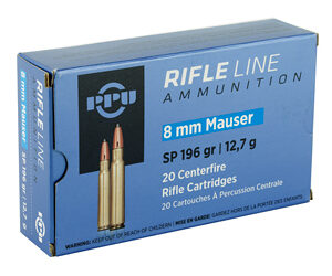 Prvi Partizan Rifle 8MM Mauser 196 Grain Soft Point 20 Round Box PP8S