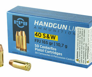 Prvi Partizan Pistol 40 S&W 165 Grain Flat Point Jacket 50 Round Box PPH40F