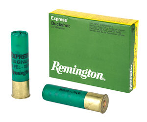Remington Express 12 Gauge 3.5" 00 Buck Max Dram Buckshot 18 Pellets 5 Round Box 20280