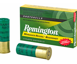 Remington Express Managed Recoil 12 Gauge 2.75" 00 Buck 3 Dr Buckshot 8 Pellets 5 Round Box 20282