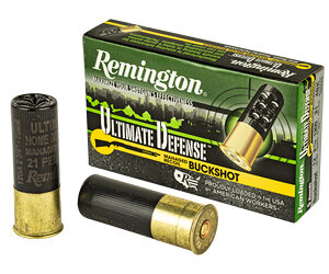Remington Ultimate Defense 12 Gauge 2.75" #4 Shotshell 21 Pellets 5 Round Box 20637