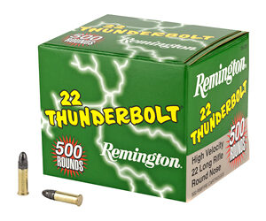 Remington Thunderbolt 22LR 40 Grain Round Nose Hi-Velocity 500 Rounds 21241