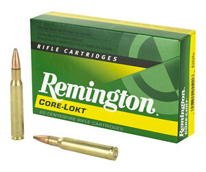 Remington Core Lokt 30-06 165 Grain Pointed Soft Point 20 Round Box 21415