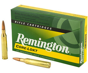 Remington Core Lokt 25-06 REM 120 Grain Pointed Soft Point 20 Round Box 21515