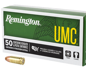 Remington UMC 9MM 124 Grain Full Metal Jacket 50 Round Box 23718