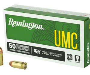 Remington UMC 380 ACP 95 Grain Full Metal Jacket 50 Round Box 23720