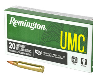 Remington UMC 223 Remington 50 Grain Hollow Point 20 Round Box 23812