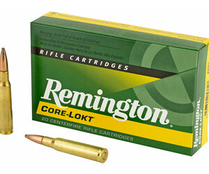 Remington Core Lokt 7x57 140 Grain Pointed Soft Point 20 Round Box 29031