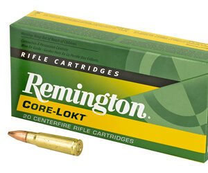 Remington Core Lokt 762x39 125 Grain Pointed Soft Point 20 Round Box 29125