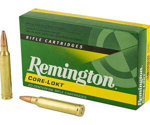 Remington Core Lokt 300 WIN MAN 150 Grain Pointed Soft Point 20 Round Box 29495