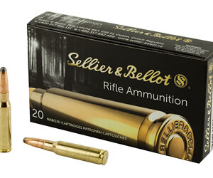 Sellier & Bellot Rifle 308WIN 180 Grain Soft Point 20 Round Box SB308C