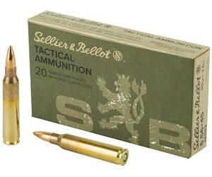 Sellier & Bellot Rifle 556 NATO 55Gr Full Metal Jacket 20 Round Box SB556A