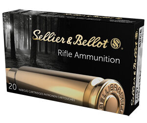 Sellier & Bellot Rifle 7X57 173 Grain Soft Point Cut-Through Edge 20 Round Box SB757C